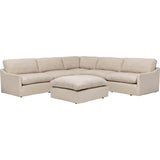 Preston 6 Piece Sectional, Chateau Oatmeal