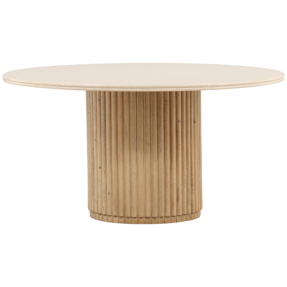 Priam Dining Table, Light Natural-Furniture - Dining-High Fashion Home