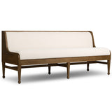 Priscilla 74" Dining Bench, Wayfarer Snow by Four Hands-Furniture - Dining-High Fashion Home