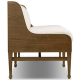 Priscilla 74" Dining Bench, Wayfarer Snow by Four Hands-Furniture - Dining-High Fashion Home
