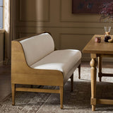Priscilla 74" Dining Bench, Wayfarer Snow by Four Hands-Furniture - Dining-High Fashion Home