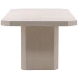 Prism Outdoor Dining Table, Ivory-Furniture - Outdoor-High Fashion Home