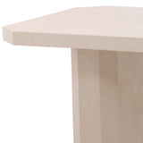 Prism Outdoor Dining Table, Ivory-Furniture - Outdoor-High Fashion Home