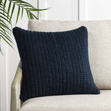 Prism Pillow, Navy Blue-Accessories-High Fashion Home