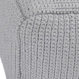 Prism Pouf, Gray-Furniture - Chairs-High Fashion Home