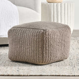 Prism Pouf, Natural-Furniture - Chairs-High Fashion Home
