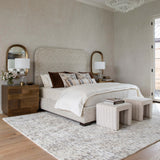 Prospero Bolster Pillow, Charcoal-Accessories-High Fashion Home