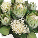 Protea Blooms Centerpiece, Off-White-Accessories-High Fashion Home
