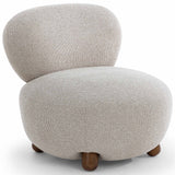Pucker Boucle Chair, Warm Grey