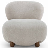Pucker Boucle Chair, Warm Grey