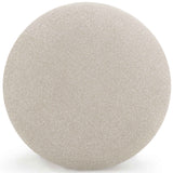 Pucker Ottoman, Warm Grey