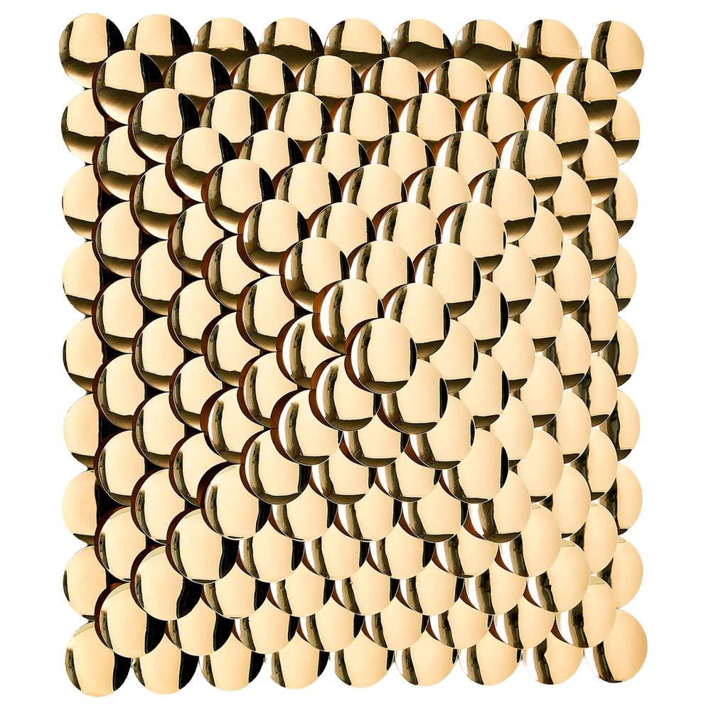 Pyramid Wall Decor, Brass