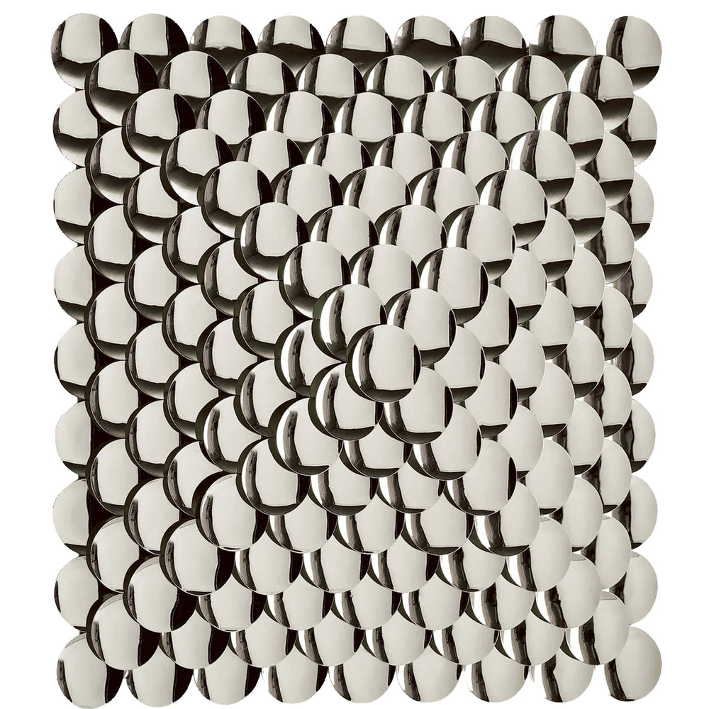 Pyramid Wall Decor, Nickel