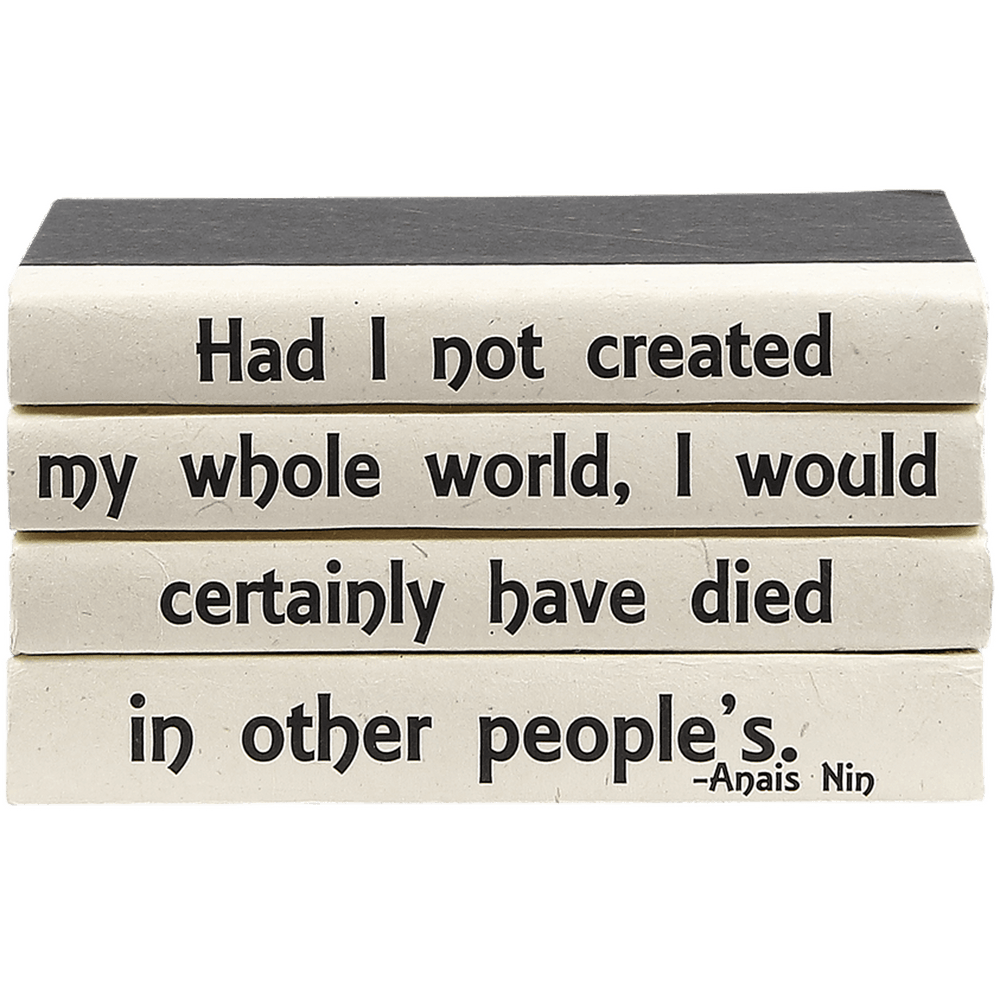 Stack of Books, Had I Not Created