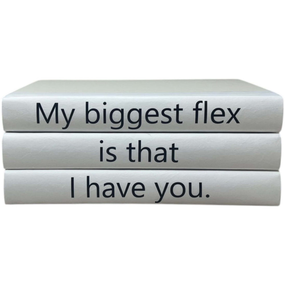 Stack of Book, My Biggest Flex