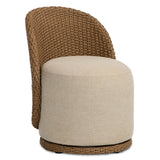 Quaid Outdoor Dining Chair, Alessi Buff/Woven, Set of 2 by Four Hands-Furniture - Dining-High Fashion Home