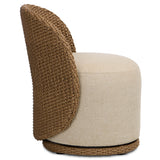 Quaid Outdoor Dining Chair, Alessi Buff/Woven, Set of 2 by Four Hands-Furniture - Dining-High Fashion Home