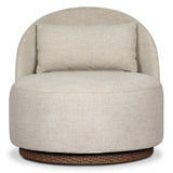 Quaid Outdoor Swivel Chair, Alessi Buff by Four Hands-Furniture - Chair-High Fashion Home