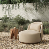 Quaid Outdoor Swivel Chair, Alessi Buff by Four Hands-Furniture - Chair-High Fashion Home