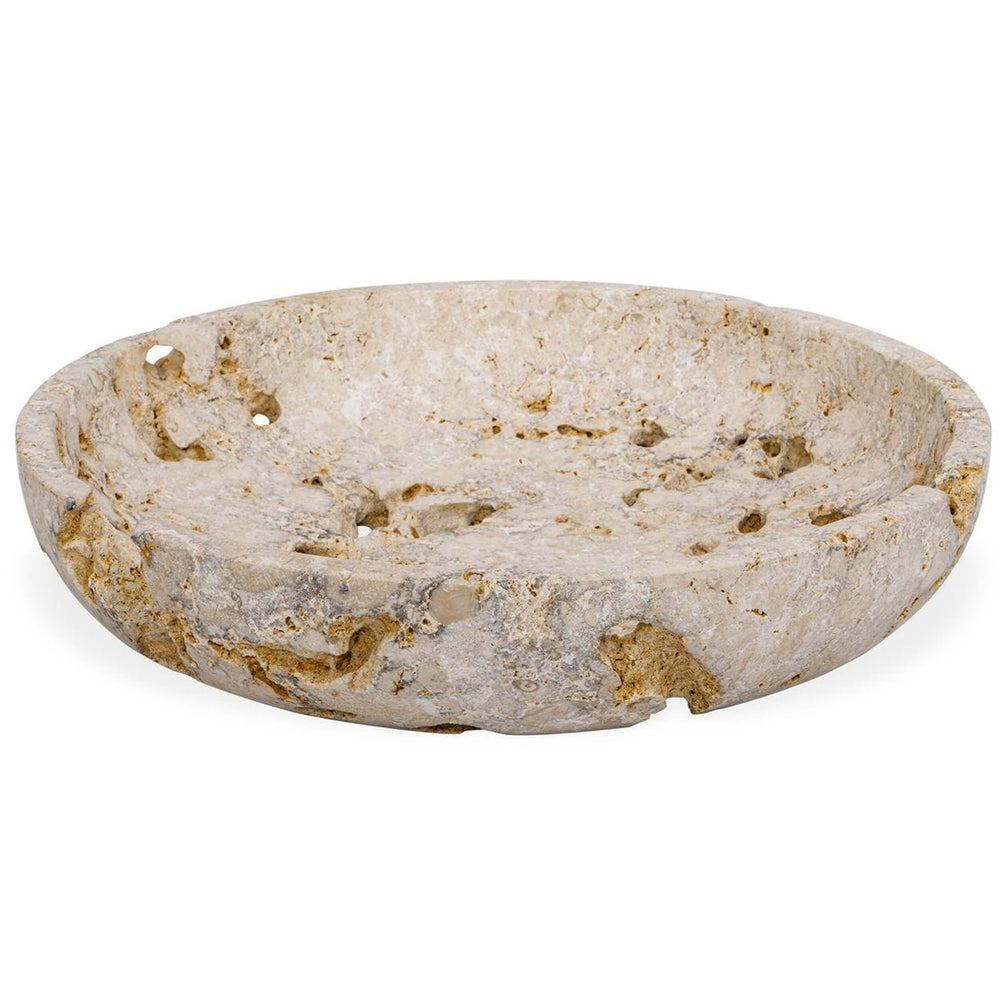 Quarried Stone Bowl, Natural