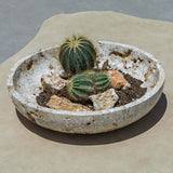 Quarried Stone Bowl, Natural