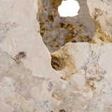 Quarried Stone Candleholders, Natural, Set of 2