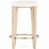 Quattro Counter Stool, White