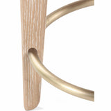 Quattro Counter Stool, White
