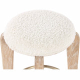 Quattro Counter Stool, White
