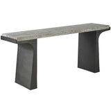Quill Console Table, Dark Bronze-Furniture - Accent Tables-High Fashion Home