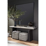 Quill Console Table, Dark Bronze-Furniture - Accent Tables-High Fashion Home
