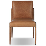 Quill Leather Dining Chair, Chaps Saddle, Set of 2 by Four Hands-Furniture - Dining-High Fashion Home