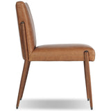 Quill Leather Dining Chair, Chaps Saddle, Set of 2 by Four Hands-Furniture - Dining-High Fashion Home