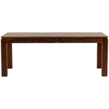 Quince Dining Table, Distressed Medium Brown-Furniture - Dining-High Fashion Home