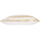 Raya Pillow, Ivory/Gold-Accessories-High Fashion Home