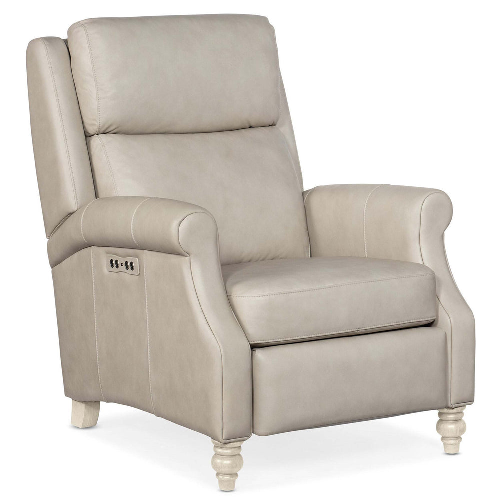 Hurley Leather Power Recliner by Hooker