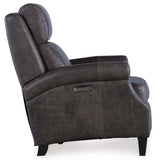 Hurley Leather Power Recliner, Saddlebag Lead-Furniture - Chairs-High Fashion Home
