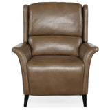 Deacon Leather Power Recliner, Rogue Walnut-Furniture - Chairs-High Fashion Home