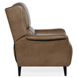 Deacon Leather Power Recliner, Rogue Walnut-Furniture - Chairs-High Fashion Home