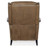 Deacon Leather Power Recliner, Rogue Walnut-Furniture - Chairs-High Fashion Home