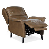 Deacon Leather Power Recliner, Rogue Walnut-Furniture - Chairs-High Fashion Home