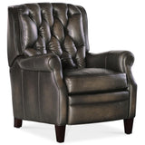Palmer Leather Press Back Recliner by Hooker