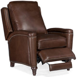 Rylea Leather Manual Push Back Recliner, Valencia Arroz