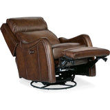 Stark Leather Power Swivel Glider Recliner, Brindisi San Marco-Furniture - Chair-High Fashion Home