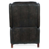 Declan Leather Manual Push Back Recliner, Brindisi Trinita-Furniture - Chairs-High Fashion Home