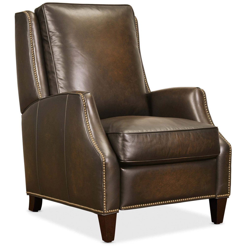 Kerley Leather Manual Push Back Recliner, Sarzana Fortress