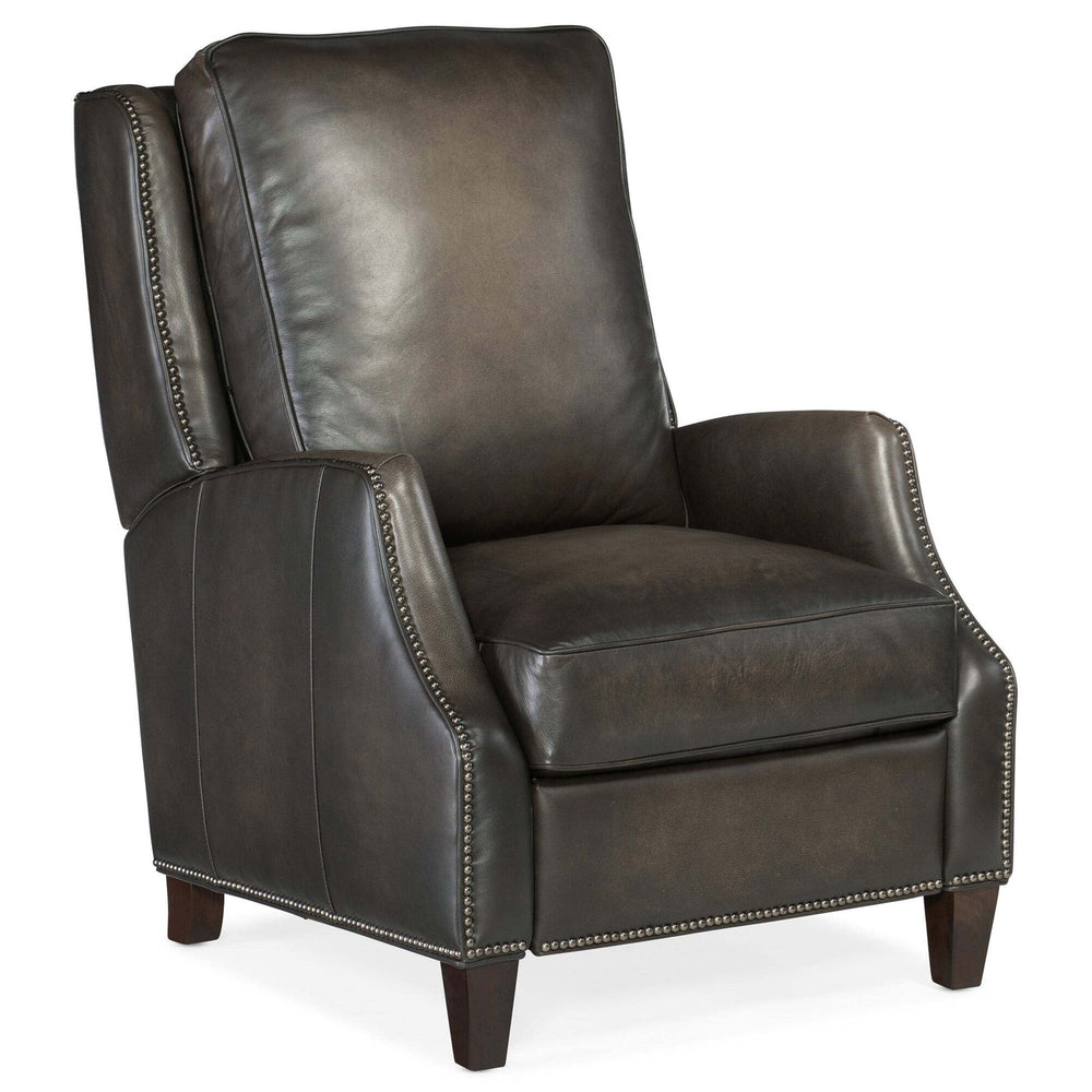 Kerley Leather Manual Push Back Recliner by Hooker