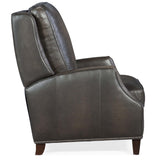 Kerley Leather Manual Push Back Recliner, Sarzana Castle