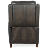 Kerley Leather Manual Push Back Recliner, Sarzana Castle