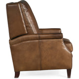 Collin Manual Push Back Leather Recliner, Checkmate Pawn-Furniture - Chairs-High Fashion Home
